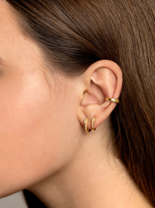 gold classic ear cuff