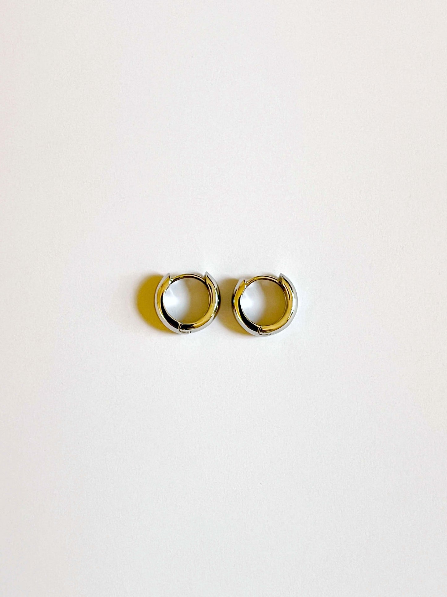 Theola Silver Hoops